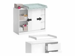 Best Vicco Cómoda cambiador 113x53x93 ruben Blanco