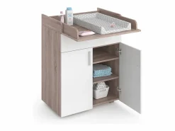 Clearance Vicco Cómoda cambiador /sonoma 75x50x100 lena Blanco