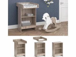 New Cómoda cambiador sonoma 60x88x103 leo Mueble De Bebé