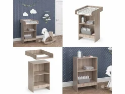 New Cómoda cambiador sonoma 60x88x103 leo Mueble De Bebé