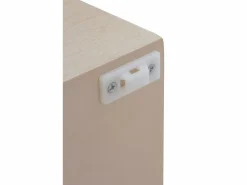 Sale Cómoda de 3 cajones chapada en madera de roble y color Cómoda