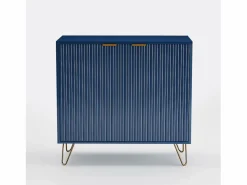 Clearance Cómoda de 2 puertas con estante, aparador, mueble de cocina, dormitorio, 80 x 40 x 78 cm, Vitrina