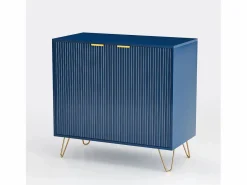 Clearance Cómoda de 2 puertas con estante, aparador, mueble de cocina, dormitorio, 80 x 40 x 78 cm, Vitrina