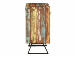 vidaxl Cómoda de madera maciza reciclada 70x35x70 cm