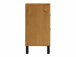 vidaxl Cómoda FLAM madera maciza de pino 80x40x80 cm