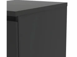 Clearance Cómoda Nada baja y estrecha de 3 cajones color mate. Cajonera De Escritorio