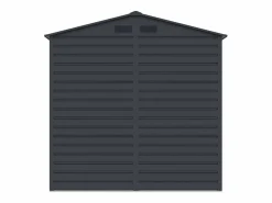 Online EXPERTLAND Cobertizo de jardín de metal en acero galvanizado antracita 4,15 m² ADELMO Gris antracita