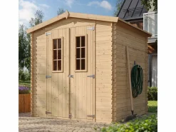 Best Cobertizo de madera con suelo tratado - H218x206x216 cm / 3.53 m² - M343C+M343G Caseta De Jardín