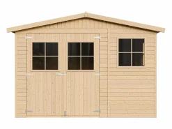 Timbela Cobertizo de madera con suelo tratado - 324x416 cm / 12m² - M336+M336G