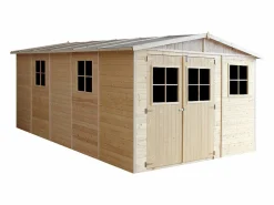 Timbela Cobertizo de madera con suelo tratado - 324x516 cm /15 m² - M337+M337G