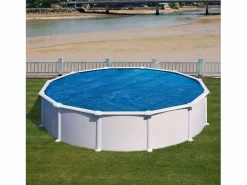 Hot Cobertor de Verano Gre 395 cm de 180 Micras para Piscinas Redondas de 400 cm | Cobertor Flotante Isotérmico Accesorio Piscina