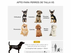 PawHut Cochecito para mascotas 67x45x96 cm