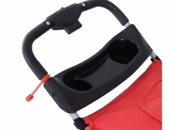 Clearance PawHut Cochecito para mascotas 75x46x94 cm Rojo