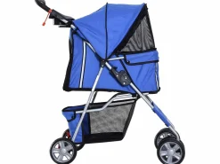 PawHut Cochecito para perro y gato 75x45x97 cm