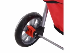 Outlet PawHut Cochecito para perro y gato 75x45x97 cm Rojo