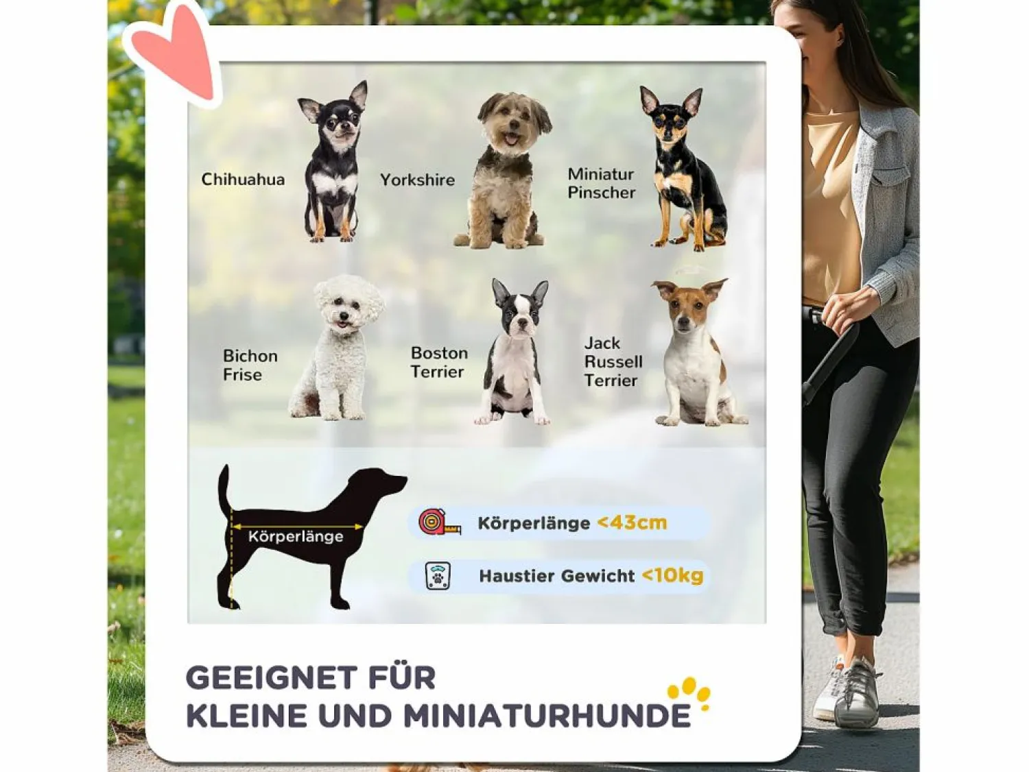 Discount Cochecito plegable para perros y gatos, poliéster resistente, , con ruedas giratorias y funda ajustable (76,5 x 52 x 95 cm) Transportín De Paseo Para Animales