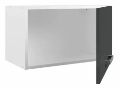 Sale Vente-unique Cocina completa - Con encimera 240 cm - Gris brillante y Blanco - TRATTORIA Gris / Blanco