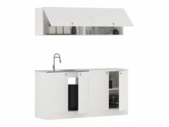 Cocina Equipada haaus Alegra, , L 160 cm Blanco
