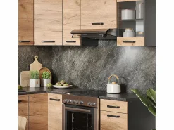 Vicco Cocina esquinera oro power roble/antracita 190x46x81.6 rick