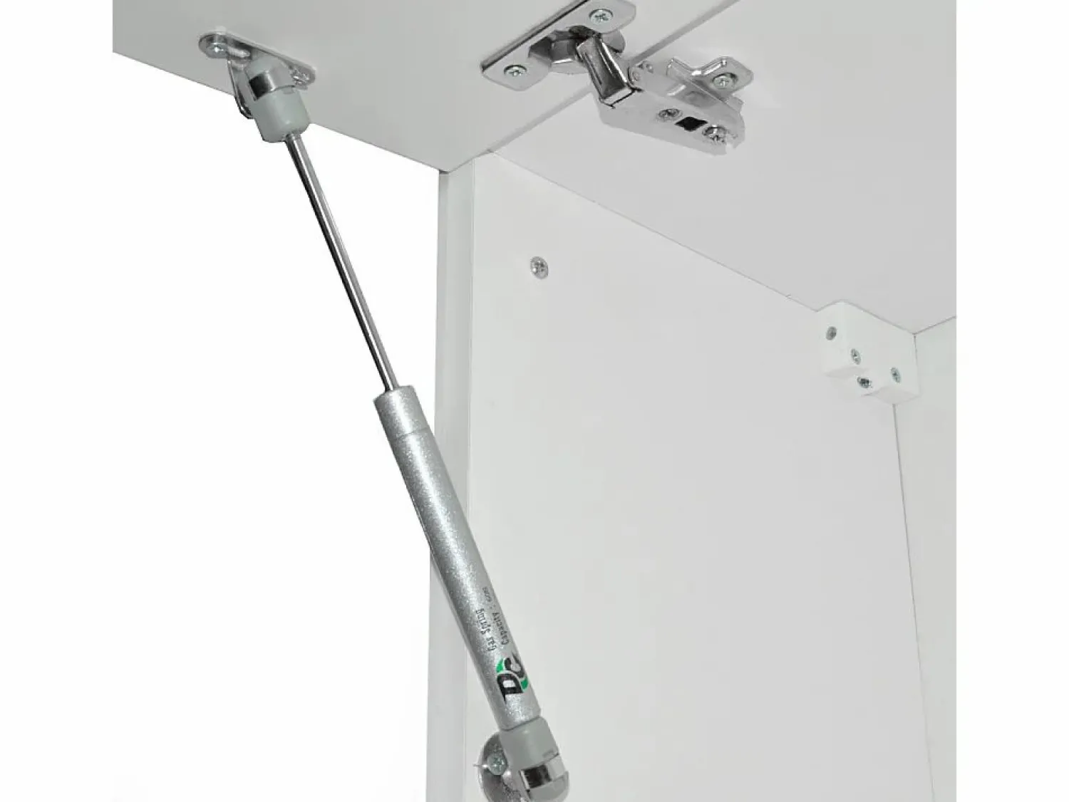 Vicco Cocina esquinera precioso gris/blanco 190x60x81.6 rick