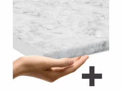 Vicco Cocina esquinera precioso gris/blanco 190x60x81.6 rick