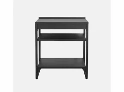 Sweeek Cocina exterior 6 módulos acero inoxidable Negro