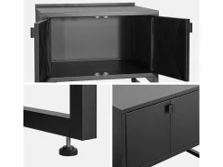 Clearance Cocina exterior de acero, 2 puertas, 80cm Materiales Y Utensilios De Cocina