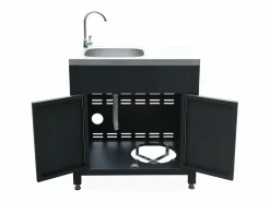 Sweeek Cocina exterior de acero con 4 módulos