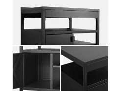 Online Cocina exterior de acero 1 puerta 3 estantes, 80cm Materiales Y Utensilios De Cocina