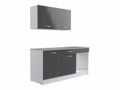 Clearance Cocina Modular Block Eko Gris 180 cm Cocina Completa