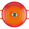Le Creuset Cocotte redonda Signature 28cm roja para horno