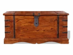 Cofre de almacenamiento de madera maciza ES158977
