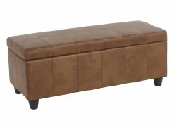 MCW Cofre de almacenamiento Kriens, imitación de ante