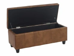 MCW Cofre de almacenamiento Kriens, imitación de ante