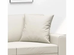 Cojines decorativos 2 uds cuero sintético 40x40 cm ES484694