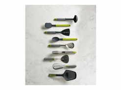 Best Colador Scoop Plus de nylon resistente al calor con mango antideslizante y ganchos integrados - Verde Materiales Y Utensilios De Cocina
