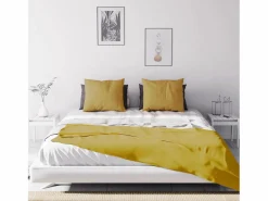 Sale Soleil d'ocre Colcha 220x240 cm mostaza Adele Amarillo claro