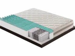 Clearance Colchón 900 Muelles ensacados y viscoelástica 9 Zonas de confort Altura 22 cm 135x190 Colchón Muelles Ensacados|Colchón Memoria De Forma