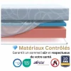 Best Colchón 2 plazas Ondine 180x200 - Espuma Memory 60 kg/m³ Alta Densidad Enriquecida con Microcápsulas de Gel Refrescante - Diseño ergonómico Colchones - 180X200Cm