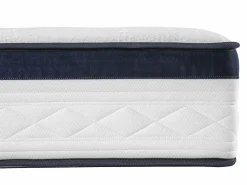 Discount Ysmée Colchón 180 x 200 cm king size muelles ensacados + espuma - KOROVOU de YSMÉE Blanco
