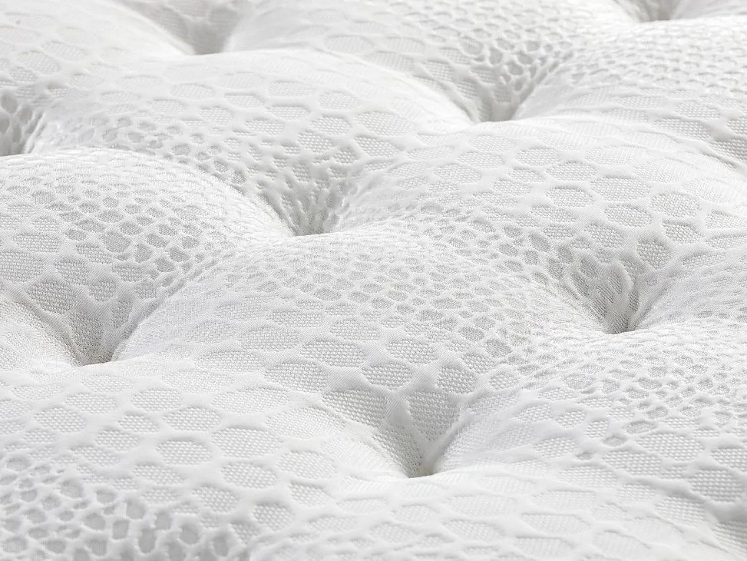 Discount Ysmée Colchón 180 x 200 cm king size muelles ensacados + espuma - KOROVOU de YSMÉE Blanco