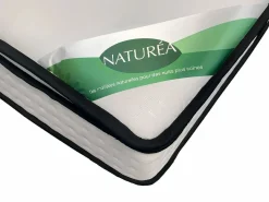 NATUREA Colchón 160 x 200 cm Queen size con muelles ensacados 7 zonas + espuma de confort - MIREZA de