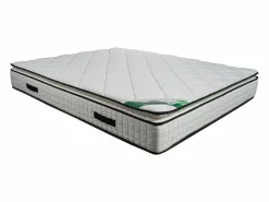 Discount NATUREA Colchón de 160 x 200 cm de espuma y tela de bambú de 23 cm de grosor - ADANA de Blanco