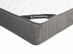 Outlet Ysmée Colchón de 140 x 190 cm de espuma HR y acabado de látex de 30 cm de grosor - MALINO de YSMÉE Blanco
