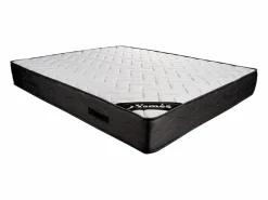 Clearance Ysmée Colchón de 140 x 190 cm de muelles ensacados 7 zonas espuma viscoelástica 24 cm - MERISI de YSMÉE Blanco