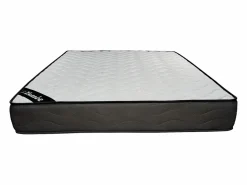 Clearance Ysmée Colchón de 140 x 190 cm de muelles ensacados 7 zonas espuma viscoelástica 24 cm - MERISI de YSMÉE Blanco