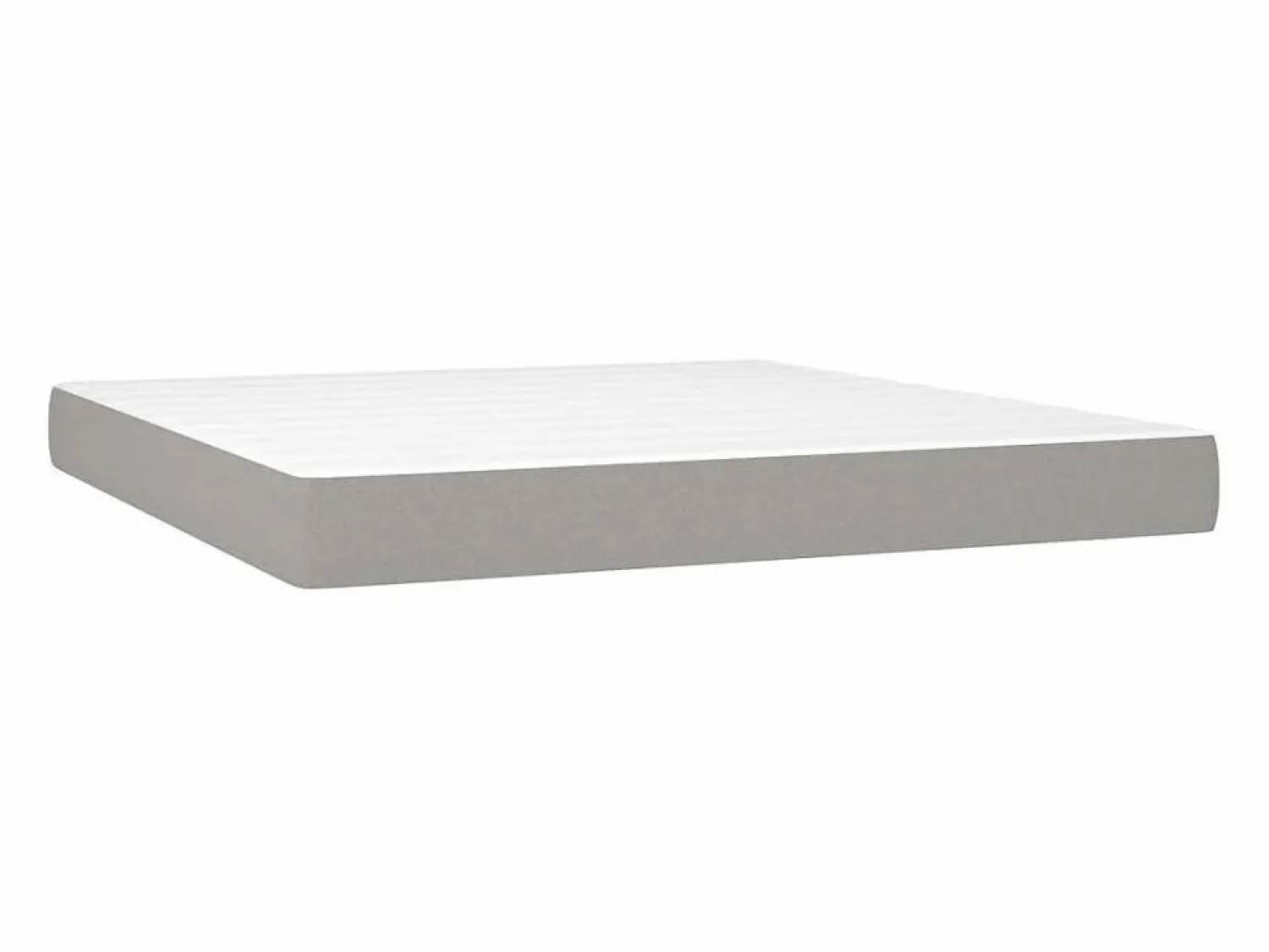Best Colchón de muelles ensacados tela gris claro 160x200x20cm ES700898 Colchones - 160X200Cm