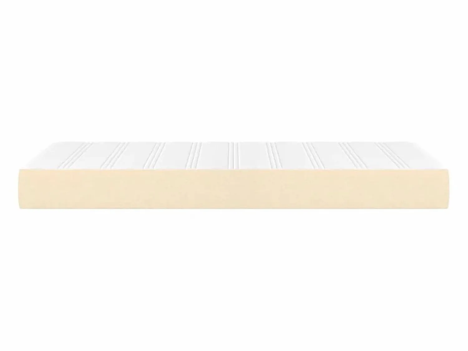 Sale Colchón de muelles ensacados tela color crema 90x190x20 cm ES386969 Colchones - 90X190Cm