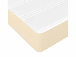 Sale Colchón de muelles ensacados tela color crema 90x190x20 cm ES386969 Colchones - 90X190Cm