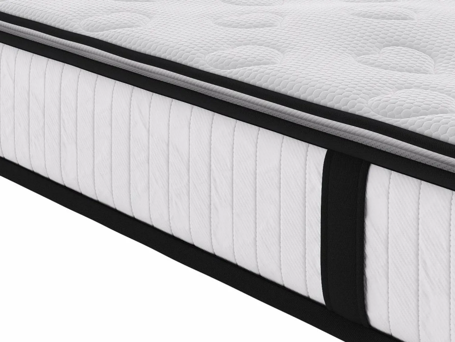 Best Ysmée Colchón de muelles ensacados confort 200x200 AMERICAN DREAM Blanco
